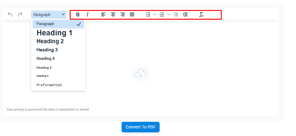 Text to PDF by Imagetotext.io